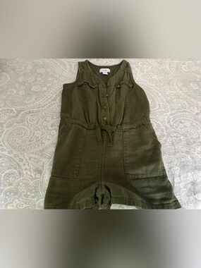 Old Navy Olive Green Sleeveless Romper